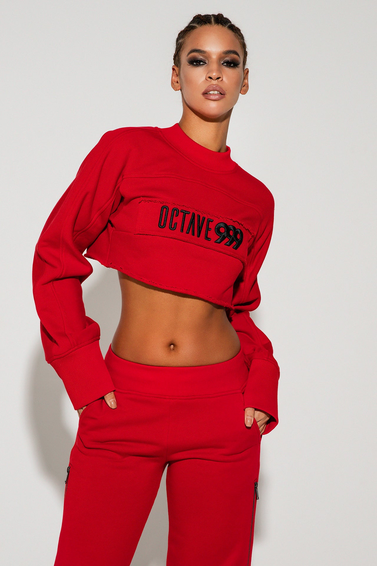 Octave red sale sweatshirt