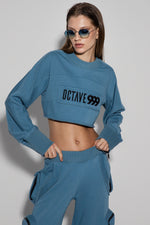 AURA_BL / sweatshirt+t-shirt