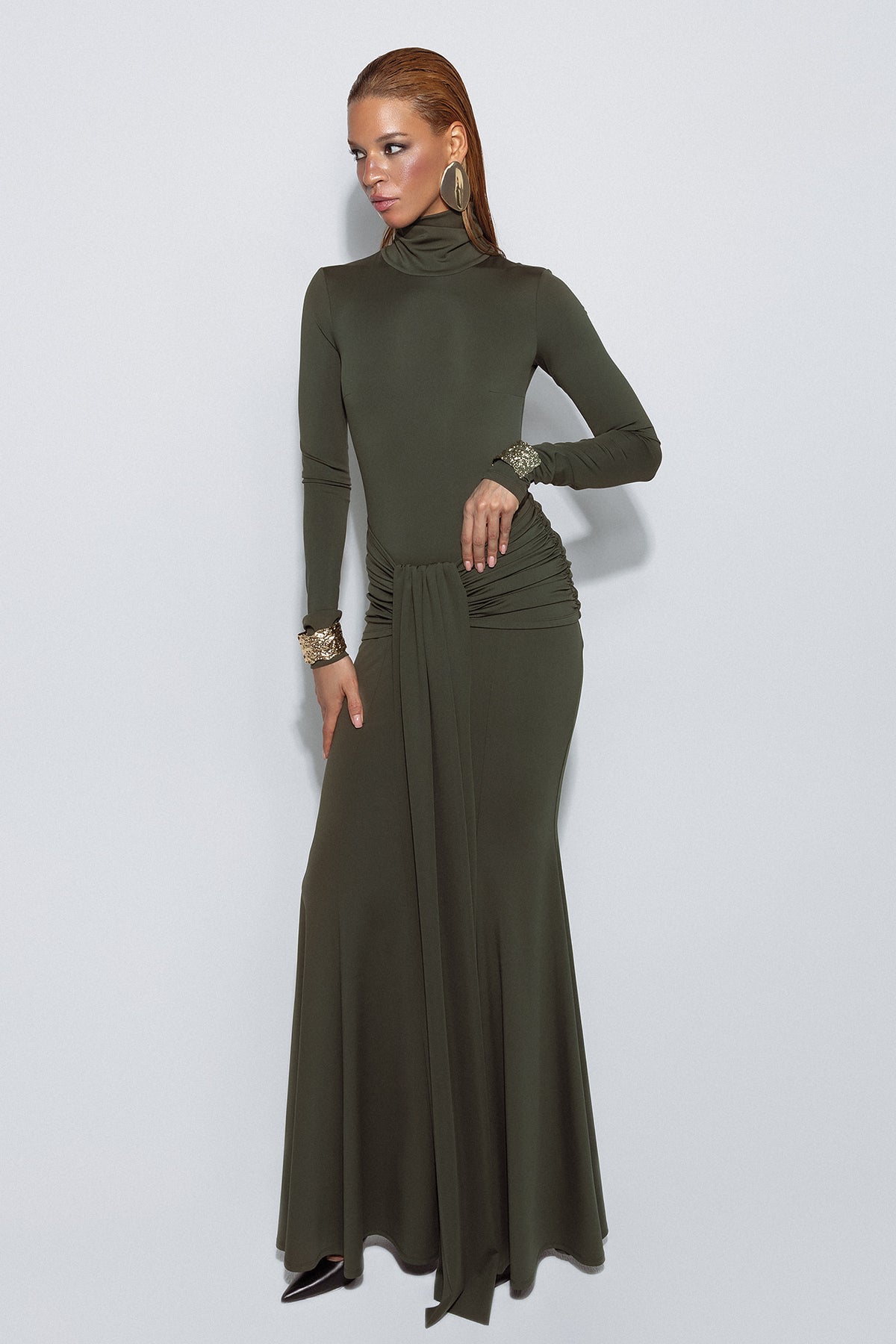 ECLAT_KHGAYA / dress+belt