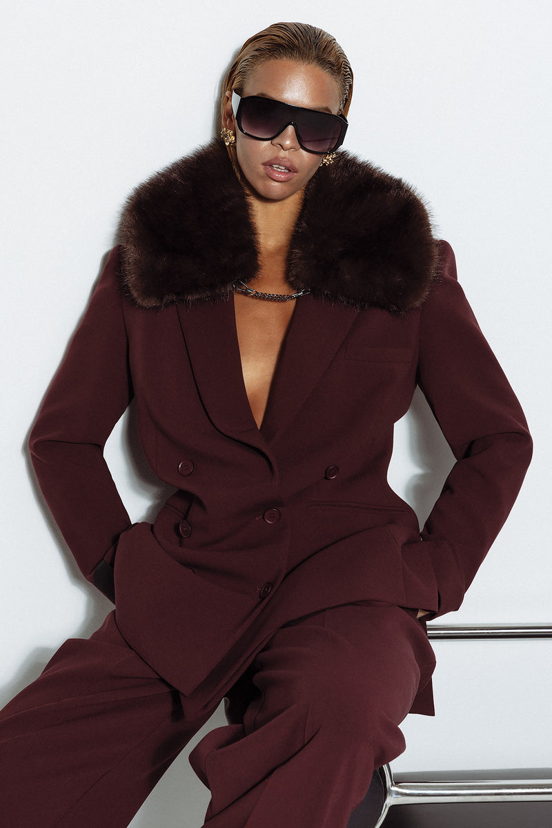 BRUNELLE / fur collar