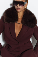 BRUNELLE / fur collar
