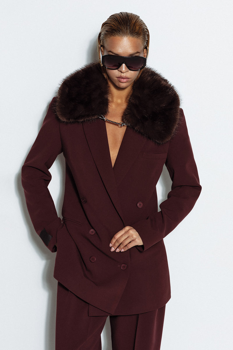 BRUNELLE / fur collar