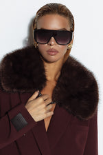 BRUNELLE / fur collar