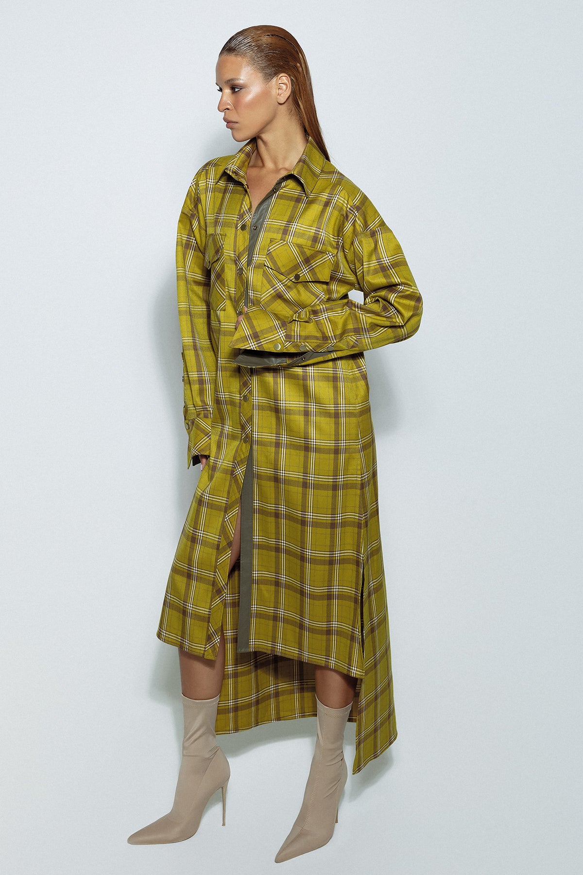 FRAME_MUSTARD / dress-shirt