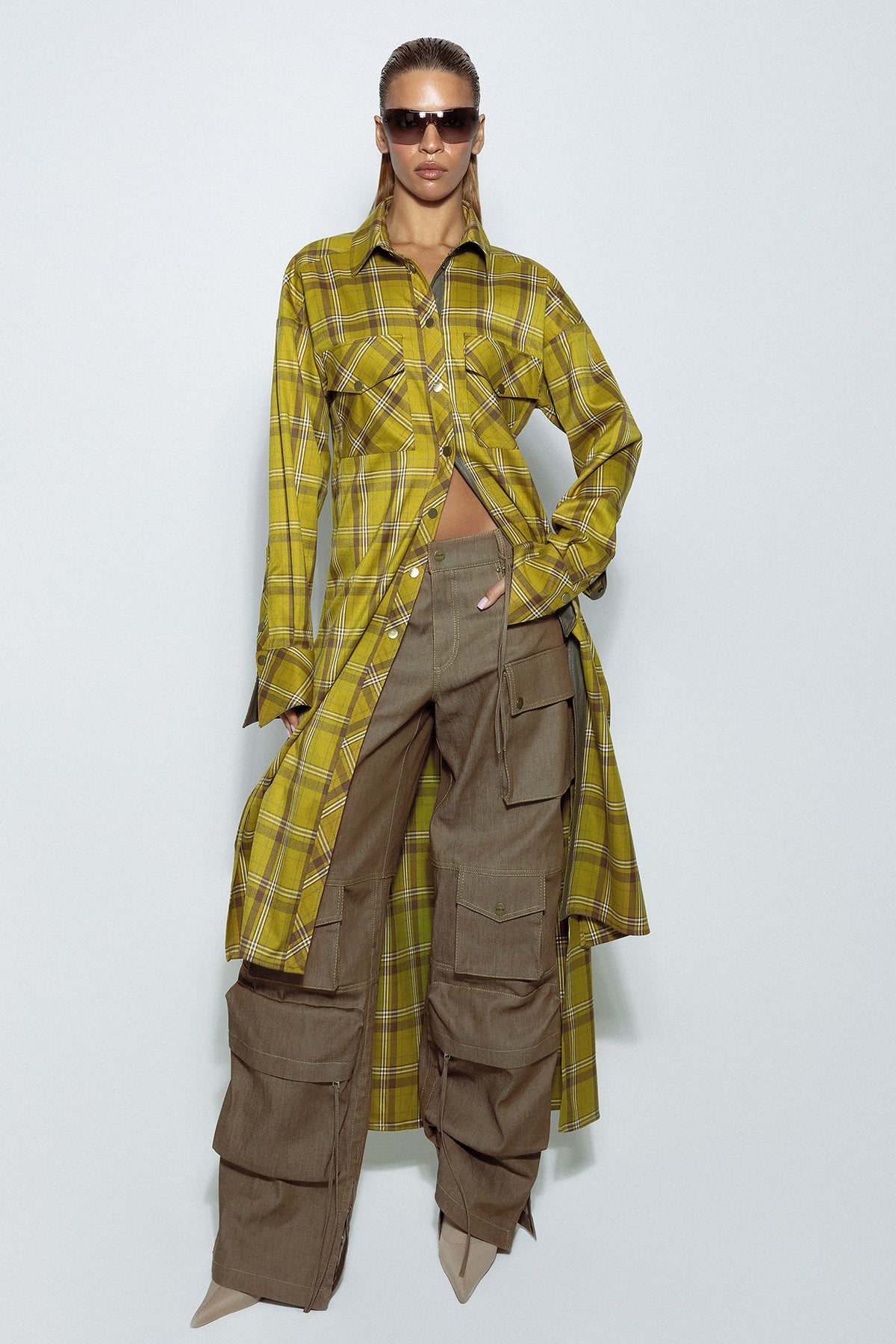 FRAME_MUSTARD / dress-shirt