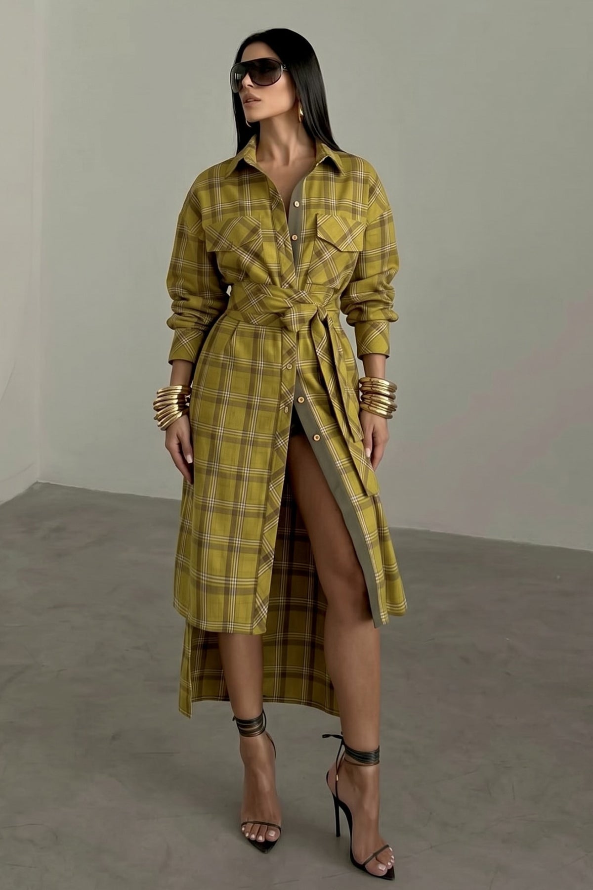 FRAME_MUSTARD / dress-shirt