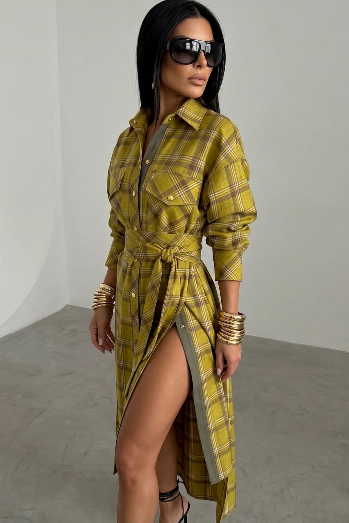 FRAME_MUSTARD / dress-shirt