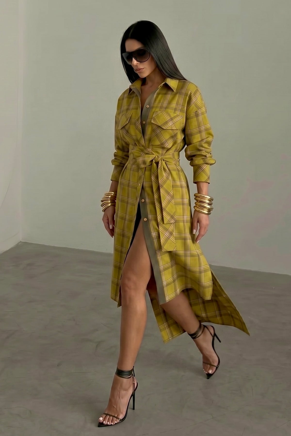 FRAME_MUSTARD / dress-shirt
