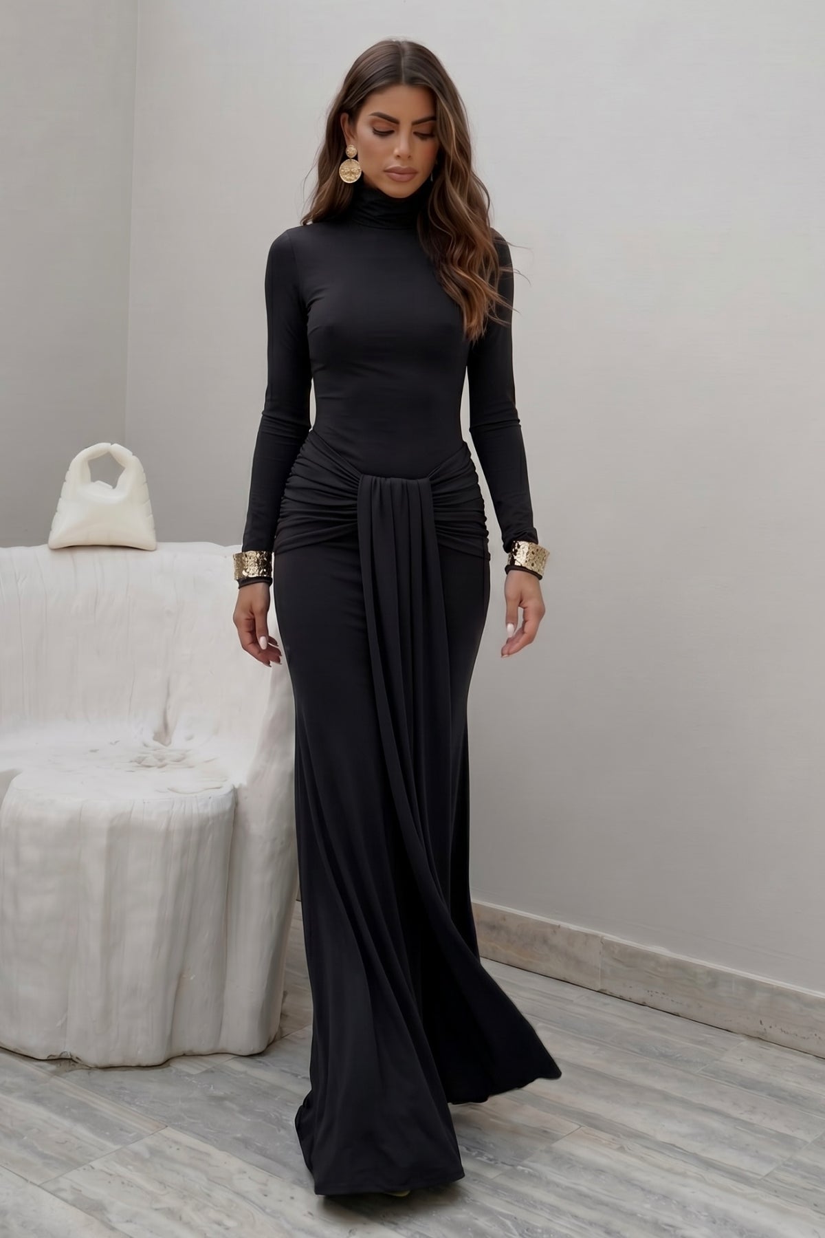 ECLAT_BGAYA / dress+belt