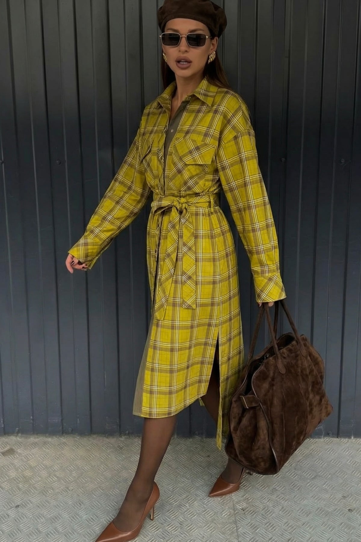 FRAME_MUSTARD / dress-shirt