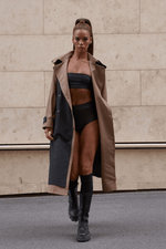 COSMOPOLITAN / trench coat