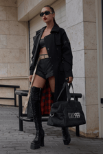 MELANIN_B / trench coat