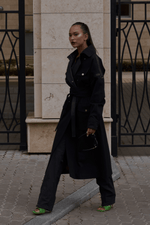 MELANIN_B / trench coat
