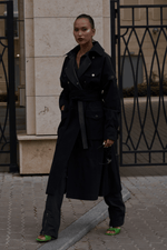 MELANIN_B / trench coat