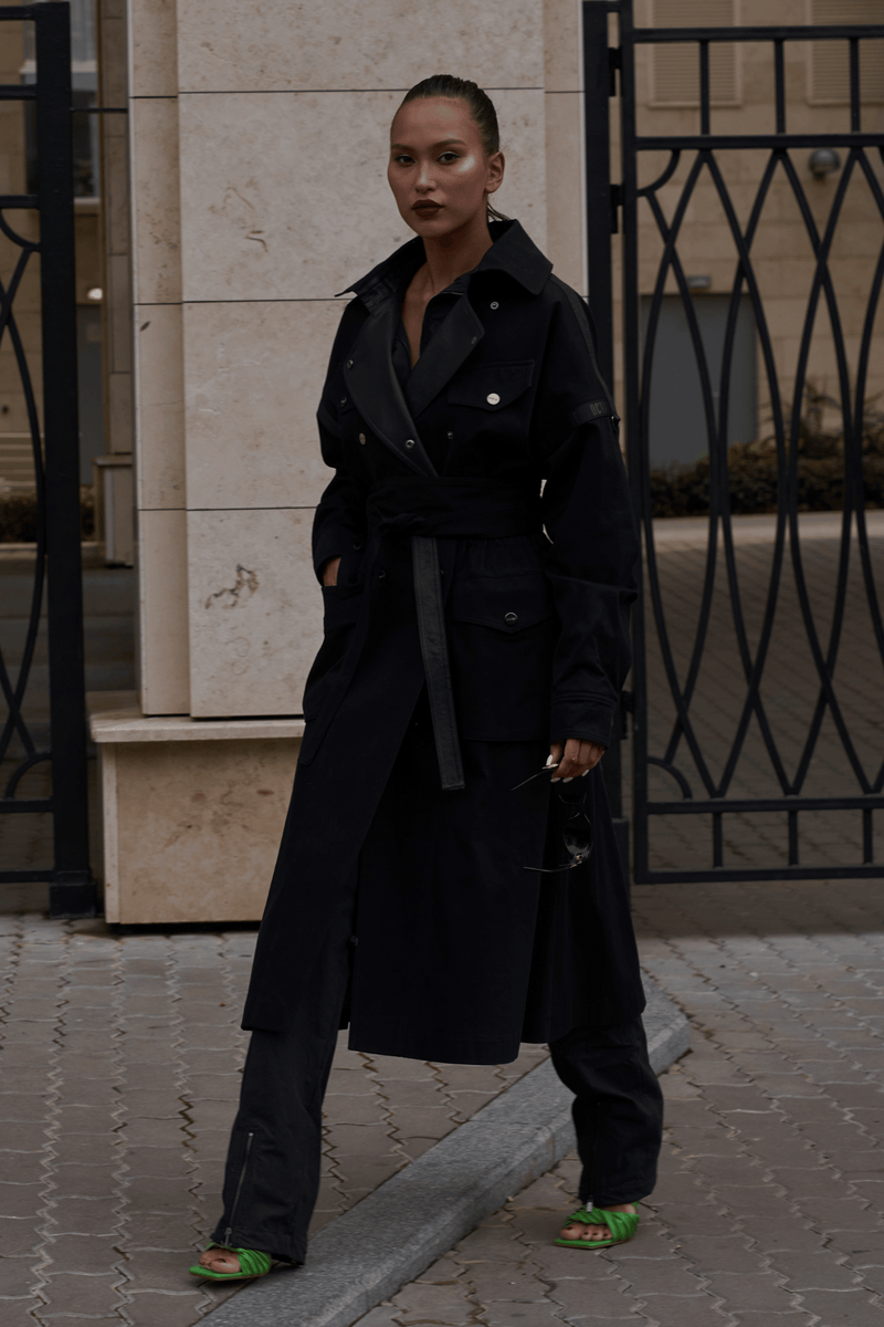 MELANIN_B / trench coat
