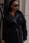 MELANIN_B / trench coat